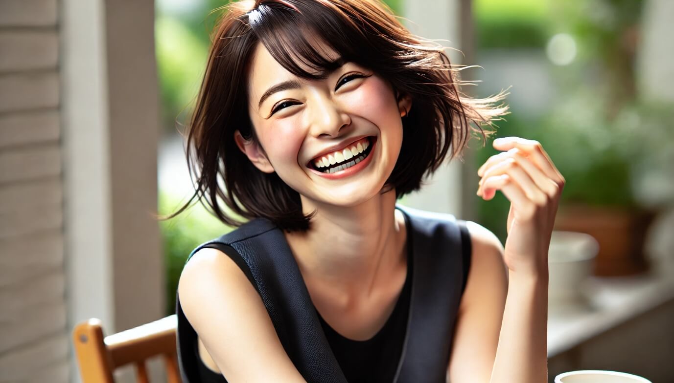 カウンセリングを受け、性格が明るくなった30代の女性