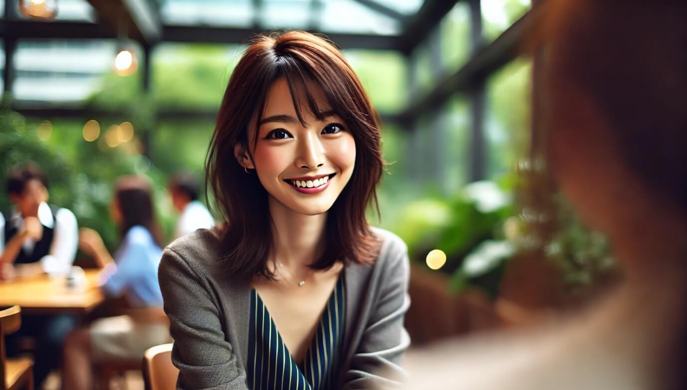 カウンセリングで恋愛のアドバイスを受け、素敵なパートナーと出会うことができたクライアントの女性